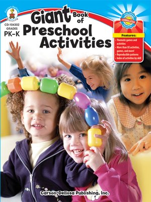 cover image of Giant Book of Preschool Activities, Grades Pre-K - K